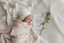 Load image into Gallery viewer, Lil Legs Mini Print Footie &amp; Beanie - Petal