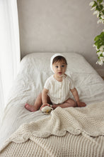 Load image into Gallery viewer, Lil Legs Crochet Knit Romper &amp; Bonnet - Light Blue