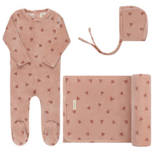 Load image into Gallery viewer, Ely&#39;s &amp; Co Velour Leaf Pattern 3 Pc Set