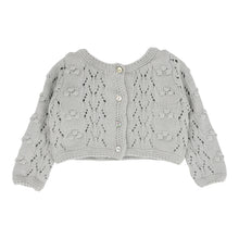 Load image into Gallery viewer, Lil Legs Popcorn Weave Cardigan &amp; Bonnet - Light Blue