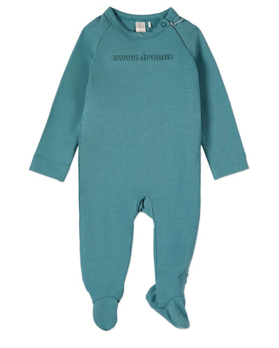 MeMoi Sweet Dreams Zipper Footie - Arctic