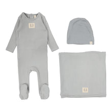 Load image into Gallery viewer, Lil Legs Pointelle Emblem 3 Pc Set - Light Blue