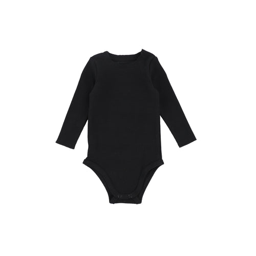 Lil Legs Ribbed Onesie - Black