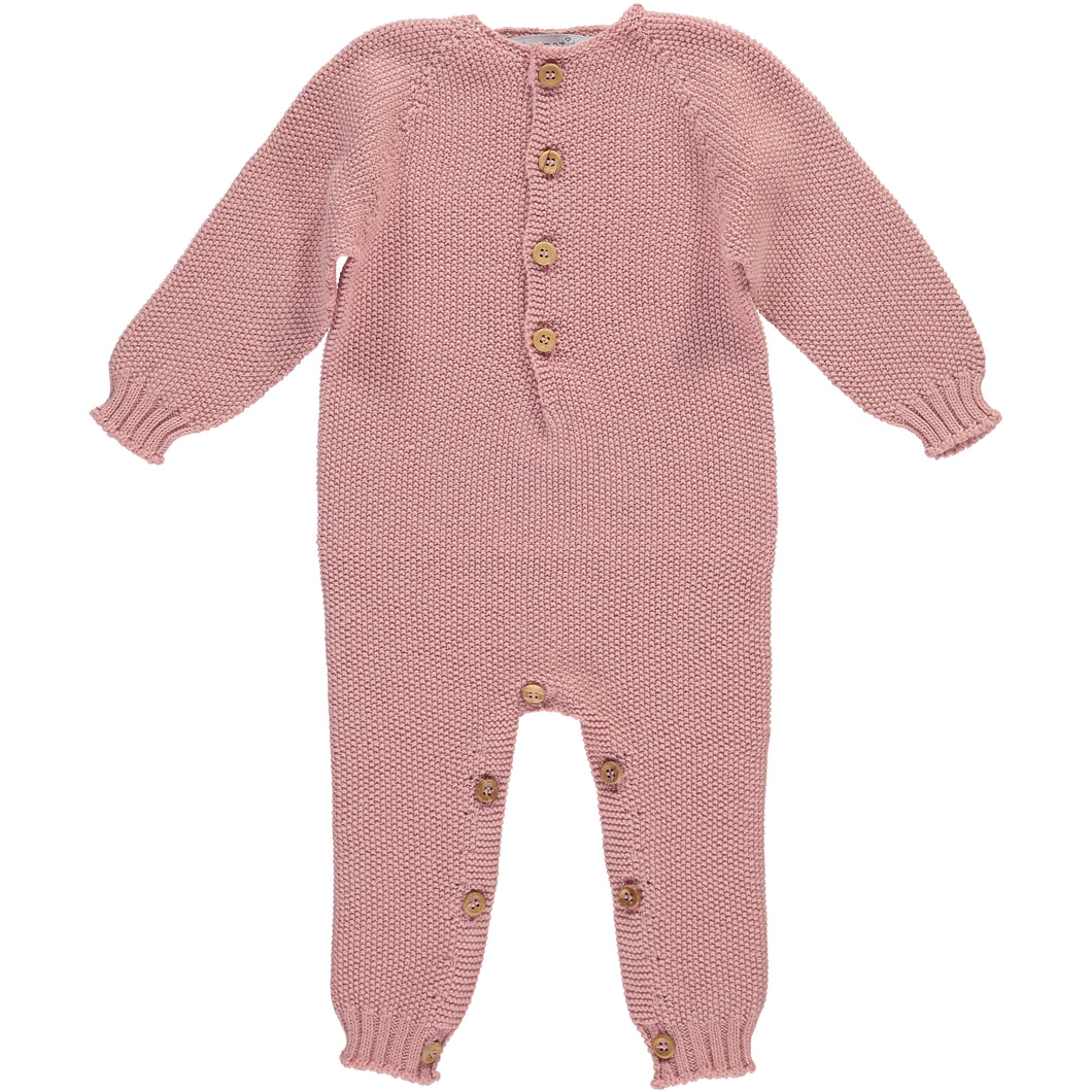 Mon Petit Knit One Piece Outfit - Pink