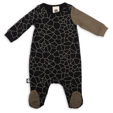 Load image into Gallery viewer, Mayaya Green Patterned Footie