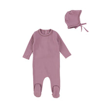 Load image into Gallery viewer, Bee and Dee Signature Collection Footie, Bonnet and Blanket - Lilac