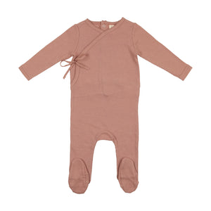 Lil Legs Pointelle Wrap Footie, Beanie and Blanket - Pink