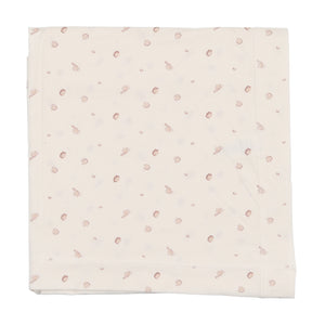 Lil Legs Printed Wrap Footie, Beanie and Blanket - Blossom Pink