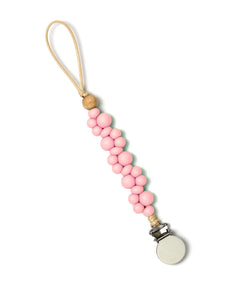 Bubble Pacifier Clip- Baby Pink
